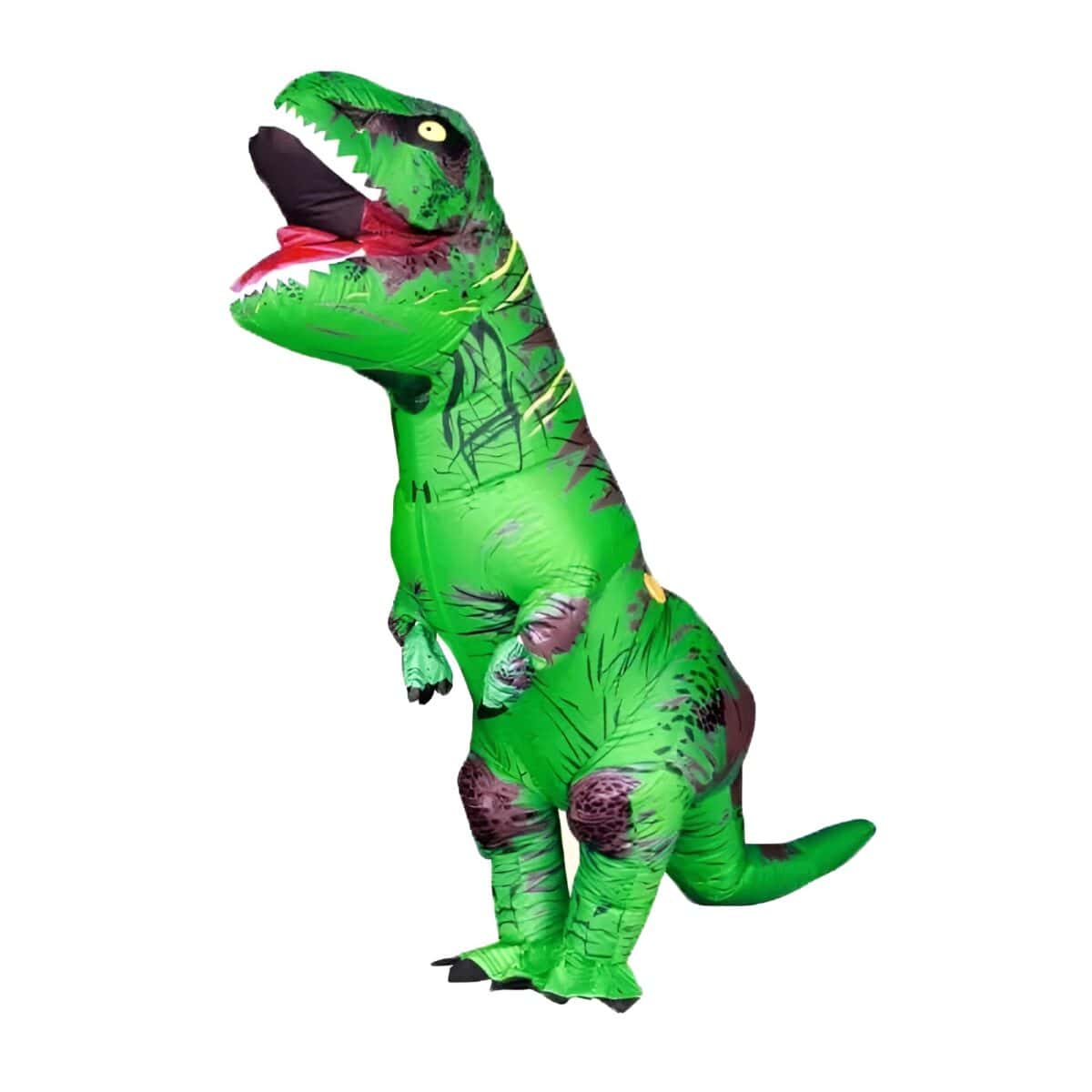 costume dinosaure vert